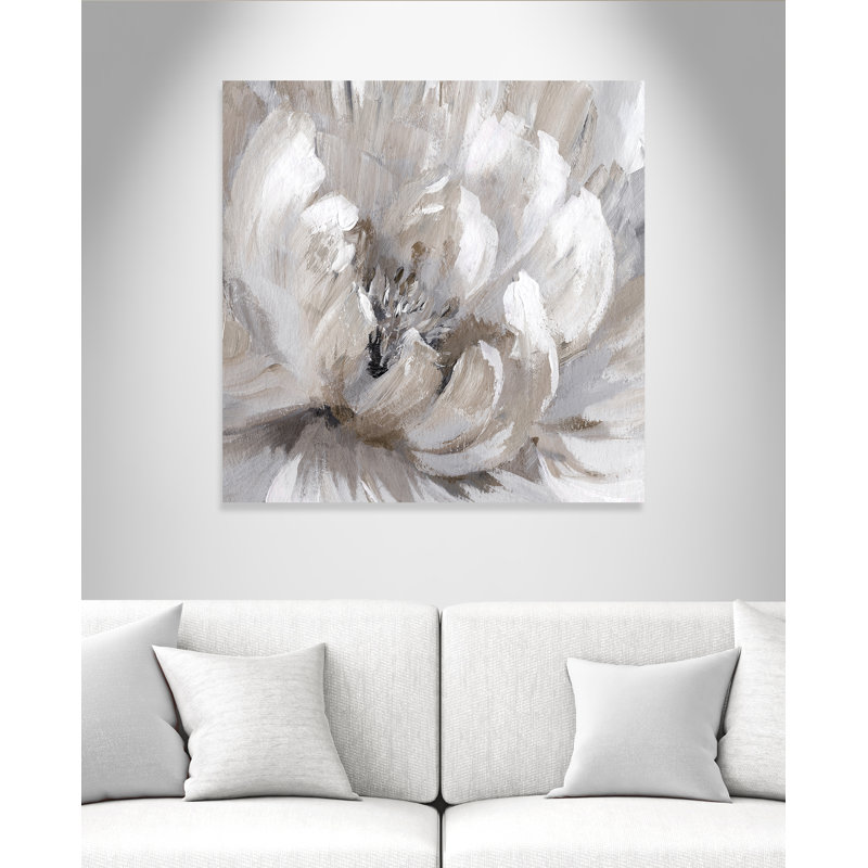 Éclat de printemps II - Peinture, Toile tendue, H 40 po x l 40 po x P 1,38 po