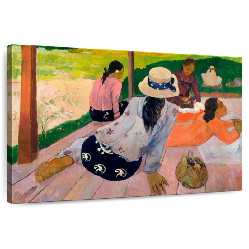 Leisha The Siesta 1892-1894, H 26 po x l 39 po