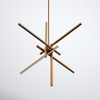 Rochelle 4 Light Metal Dimmable LED Sputnik Chandelier