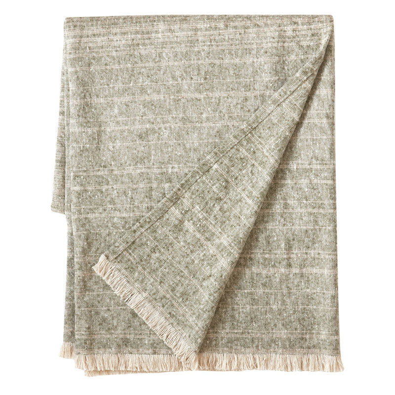 Oliver Ombre Throw, Sage