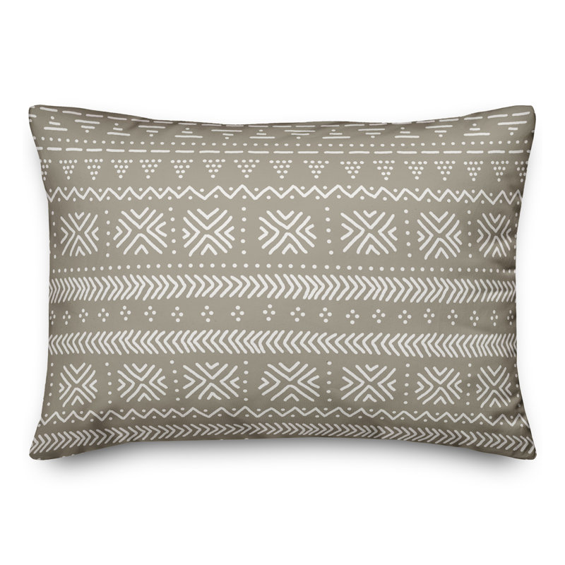 Coussin lombaire d'extérieur à motif croquis