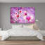 Orchid Blossom - 3 Piece No Frame Print on Canvas-1272605837