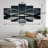 Quantum Infinity Futuristic 3D - Abstract Shapes Canvas Print - 5 Panels
