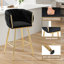 Tabouret de comptoir avec structure en métal 25,6 po Kristyn-671595767