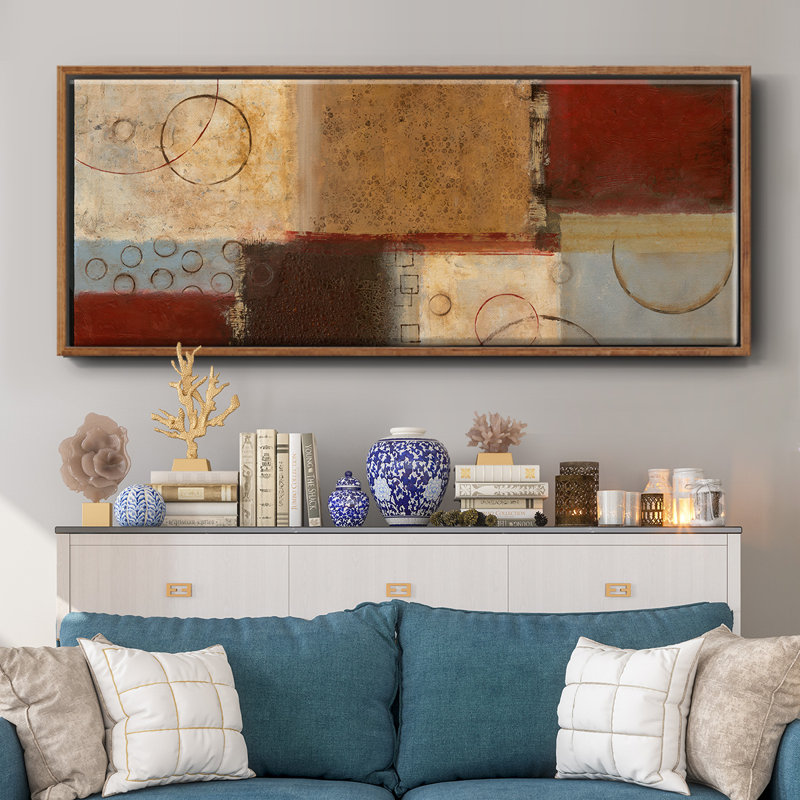 Seasons Go Round II- Framed Canvas