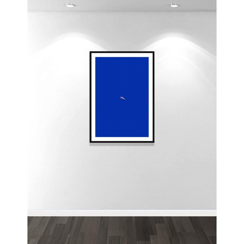 «No stress print» par Leon, L 29,5 po x H 41,5 po, Imprimé mat, Satin Black