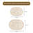 Sandcliff Cotton Non-Skid Machine Washable 2 Piece Oval Bathroom Rug Set-93590671