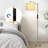 62" Arched Floor Lamp with Remote Control and Bulb Included-1986957865