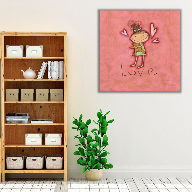 «Love», reproduction d'art sur toile, H 20 po x l 20 po