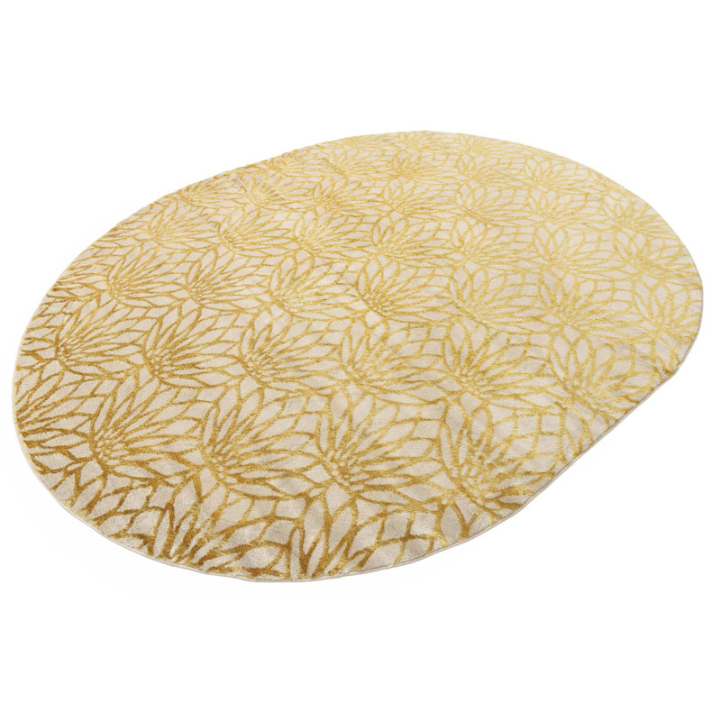 Friederieke Floral Indoor Rug, Oval 7'10" x 10'