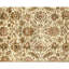 Hand Knotted Wool Area Rug in Ivory And Green