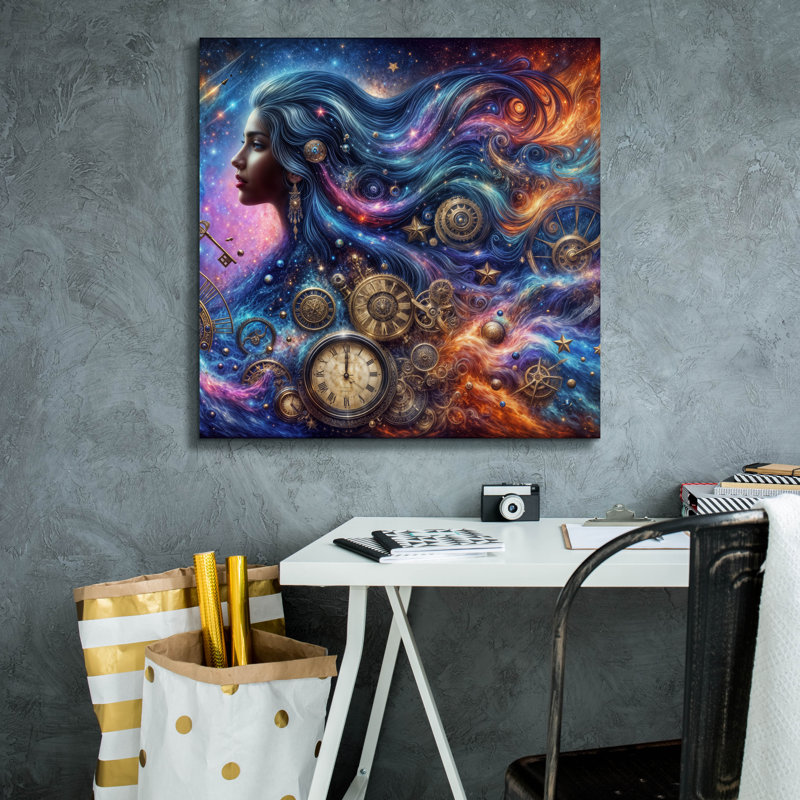 Art mural sur toile Epic Graffiti, H 26 po x l 26 po x P 1,5 po