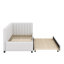 Lit de jour simple rembourré avec couchette-1089938016