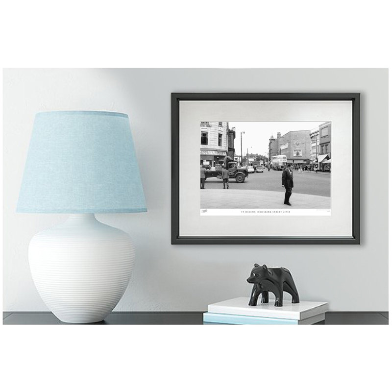St Helens, Ormskirk Street C1958 by Francis Frith - Single Picture Frame Print, 28cm H x 36cm W x 2.3cm D