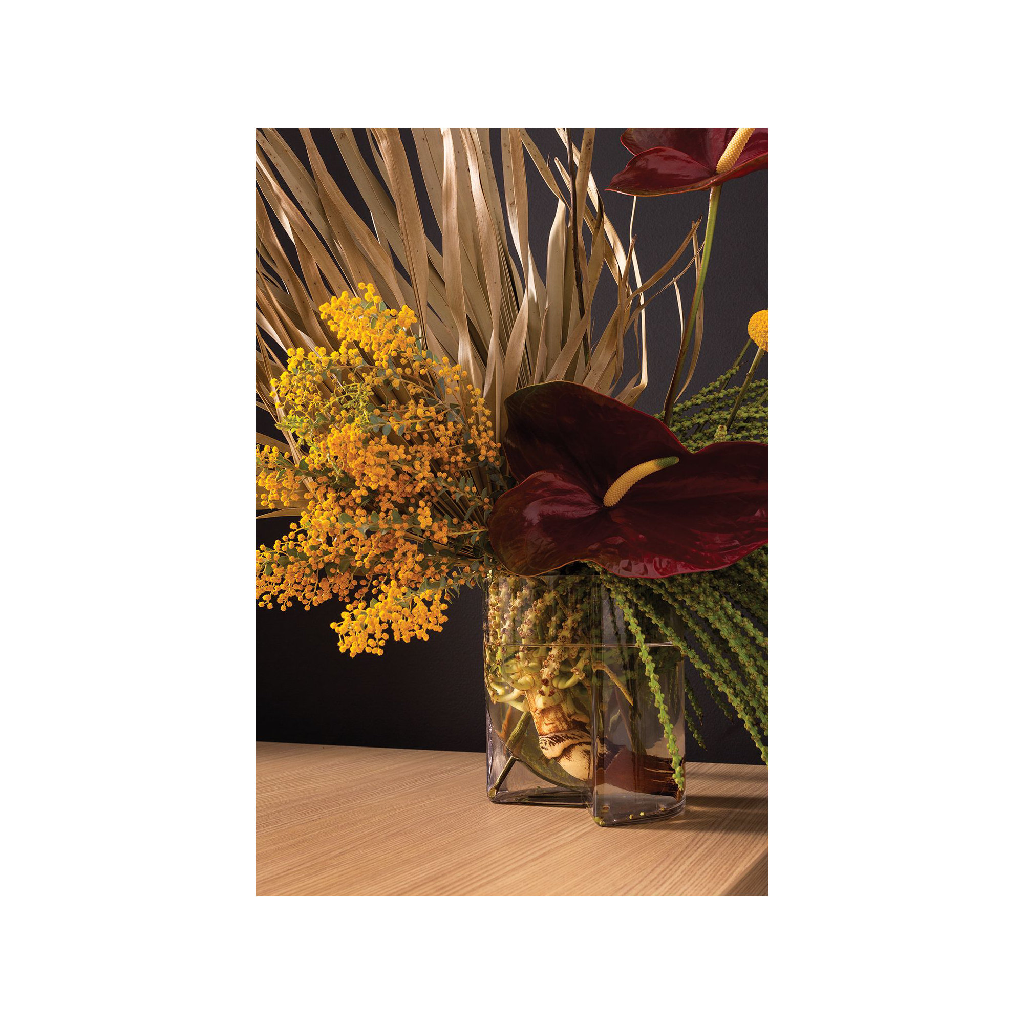 Agatha Handmade Glass Pot Planter