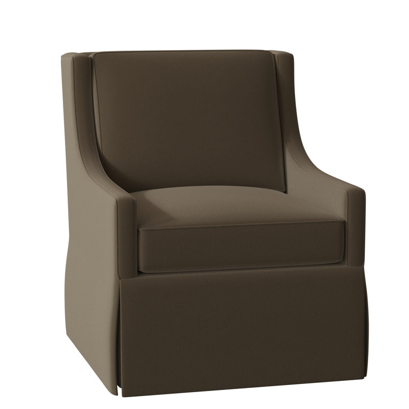 Kimball Swivel Slipcovered Armchair, Barley (8789 07), Swivel