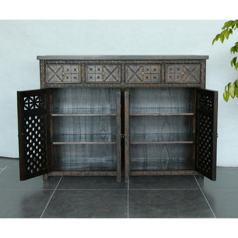 Solid Wood Accent Cabinet