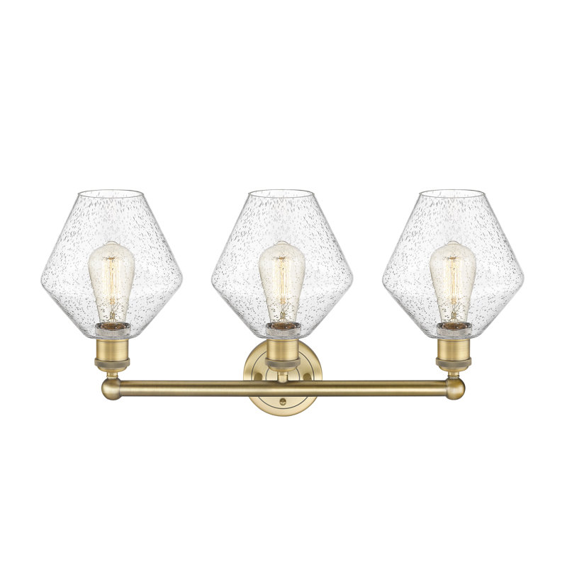 Amylea 3 - Light Dimmable Vanity Light, Brushed Brass