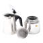Cafetière à espresso en acier inoxydable de 6 tasses de 10,1 oz. Pot à moka compatible avec l'induction