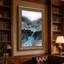 «Turquoise River Winding Through Gray Rocky Canyon», art mural-133557537