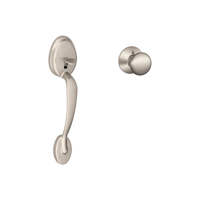 Plymouth Lower Half Handleset with Plymouth Door Knob (Deadbolt Sold Separately)