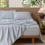 Ensemble de draps 100% coton lavé MooMee-121458986-119224426