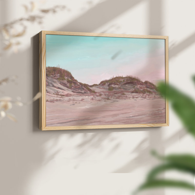 Dunes at Dawn II -Framed Print - Restickable, 8" H x 10" W, Natural
