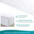 JML Bembry Premium 100% Waterproof Fitted Mattress Protector, Breathable Bed Cover Mattress Cover, Smooth Soft Washable-551018484