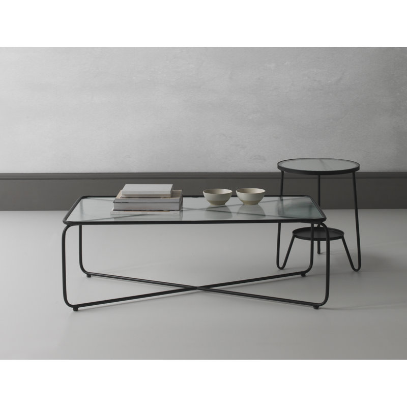 Glass Top End Table