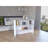 Kitchen Island with Two-Tier Storage Shelf and Ample Workstation