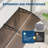 GarveeHome Heavy-Duty Outdoor Door Awning Canopy - Polycarbonate Cover, UV/Rain/Snow/Sun Protection, Plastic Steel Brackets, Brown Shelter, 100x300cm, Color: Brown, Size: 100x300cm-131520262-131583365