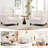 Mid-Century Accent Chairs Featuring Wide Backrest-311153056