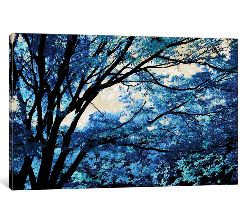 Blue Forest III by Derek Scott - Wrapped Canvas Gallery-Wrapped Canvas Giclée, 8" H x 12" W x 0.75" D