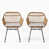 Coussin beige / structure brune est en rupture de stock