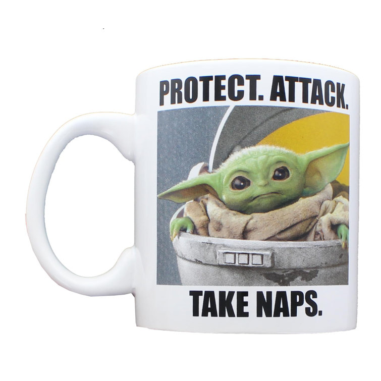 Star Wars The Mandalorian The Child Take Naps 20oz Ceramic Mug