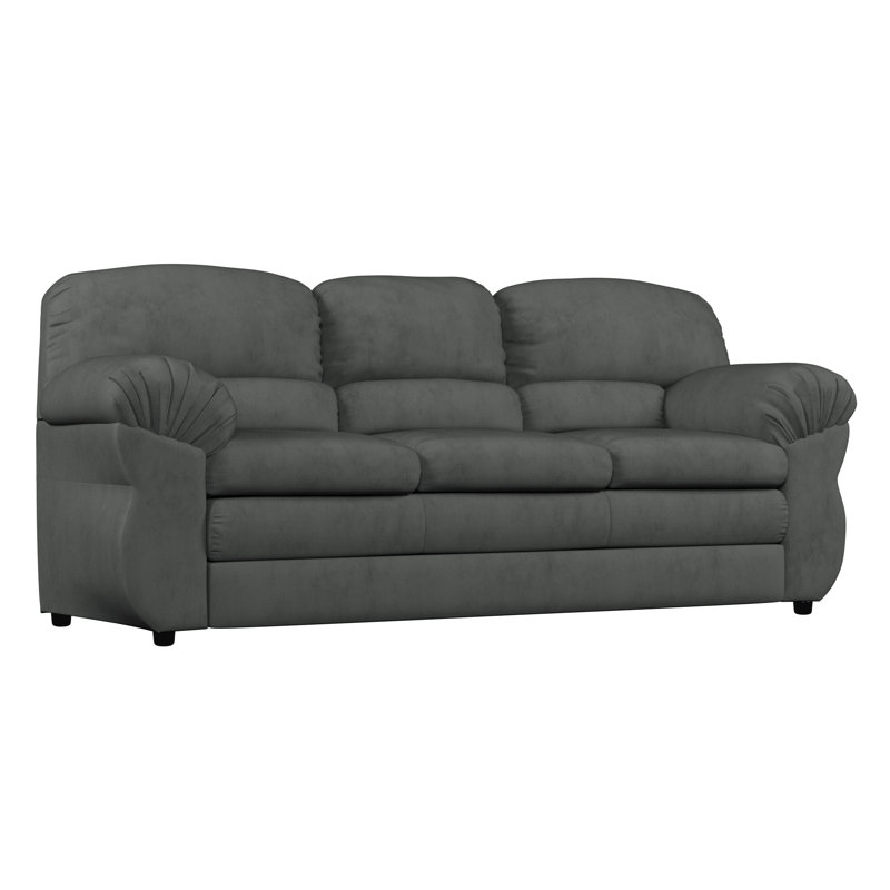 Kendig Upholstered 86'' Sofa, Bulldozer Graphite