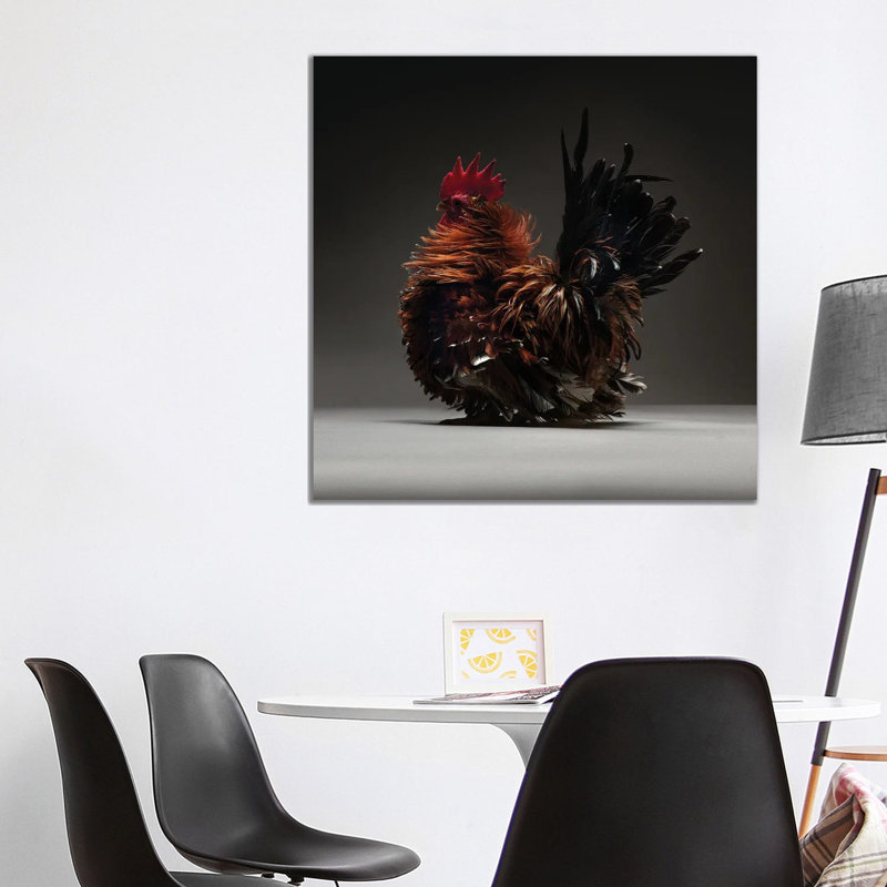 Japanese Bantam - Wrapped Canvas Print, 93.98 cm H x 93.98 cm W x 3.175 cm D