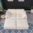Loveseat Sofa with 2 Ottoman-108998322