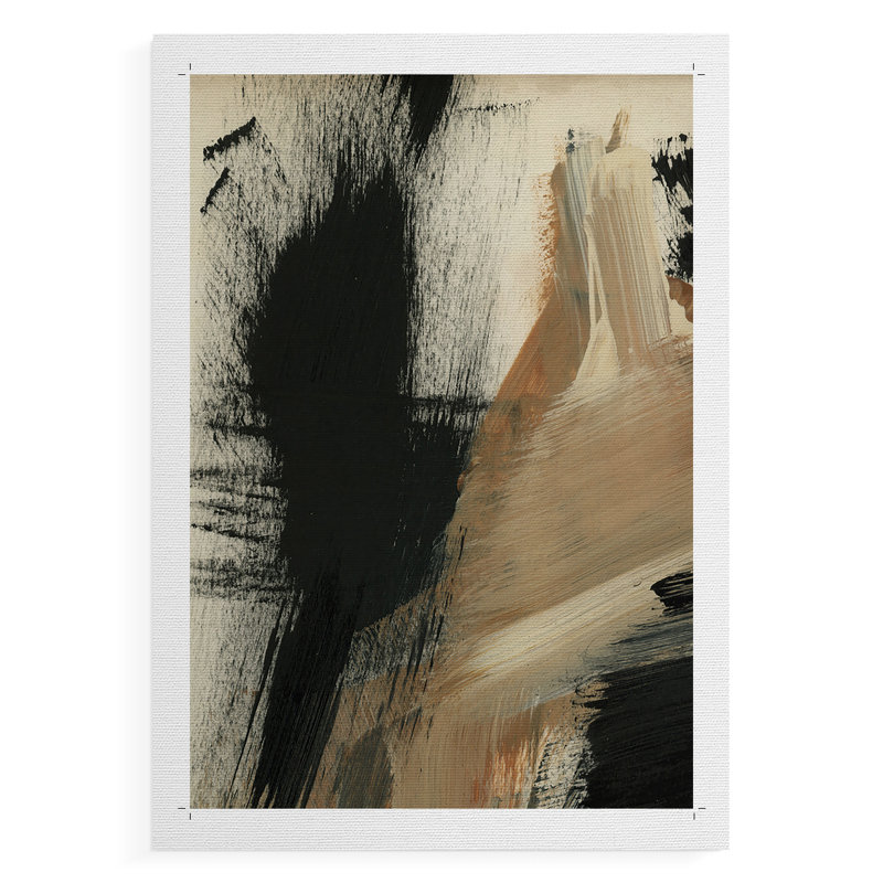 «Baked Paintstrokes I», impression sur toile seulement - non encadrée, H 27 po x l 18 po