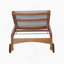 Chaise longue d'extérieur à structure en bois-45218522