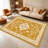 Mustard Oriental   area rugs for Living Room, Soft and Comfortable, Suitable for all seasons, easy to maintain, machine washable Indoor floor mat, Under Table Farmhouse suitable for Bedroom, Dining Room, Study,  Balcony, Home Decor Patio-1975274693