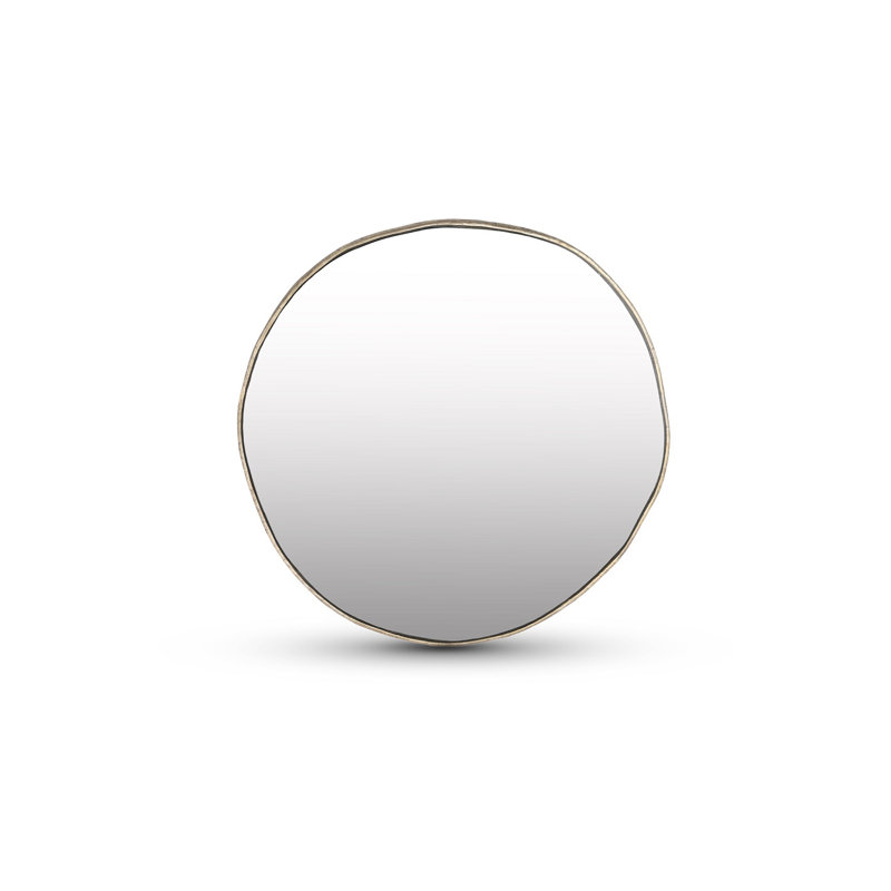 Solid Wood Wall Mirror, 24" x 24"