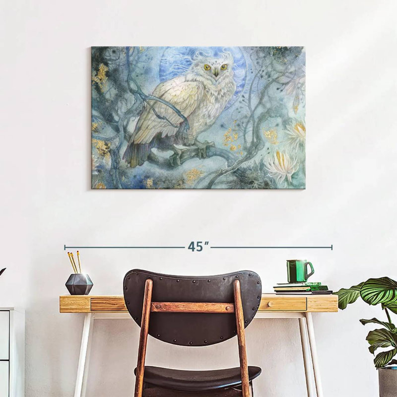 Brampt Night Wings II, 24" H x 36" W