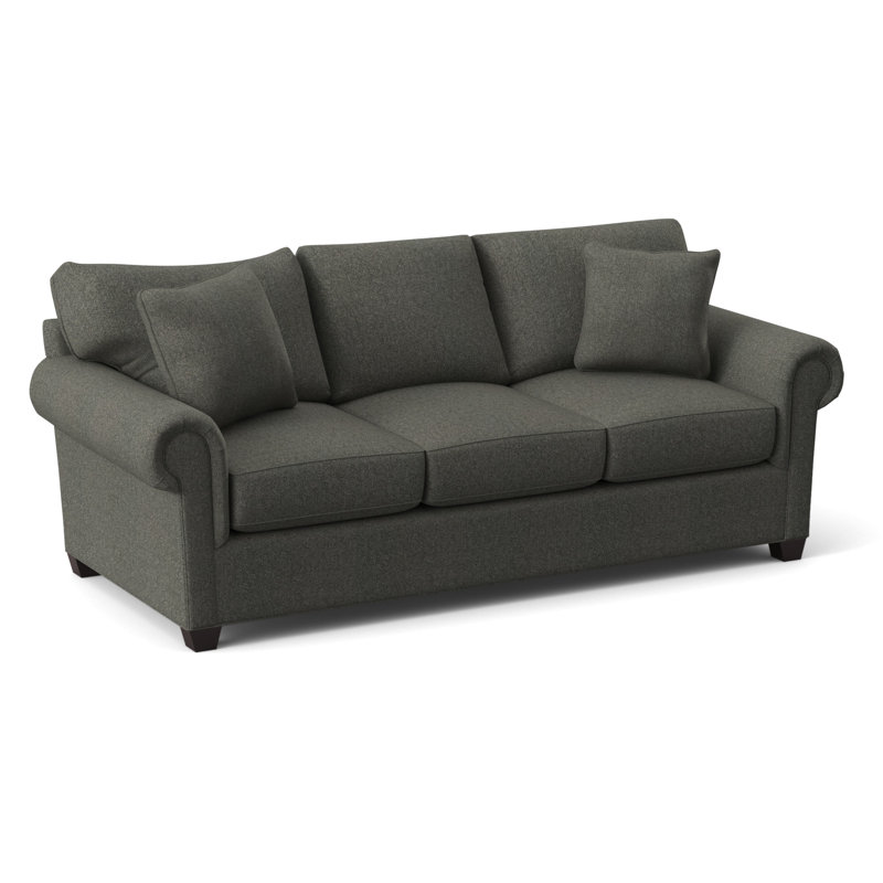 Grace 86" Sleeper Sofa Bed with Reversible Cushions, Innerspring, Dorset Ash
