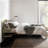 Platform Bed Frame With Live-Edge Headboard And Built-In Nightstands/Drawers