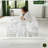 Romantic Queen Bedding Sets, White Microfiber, For Home