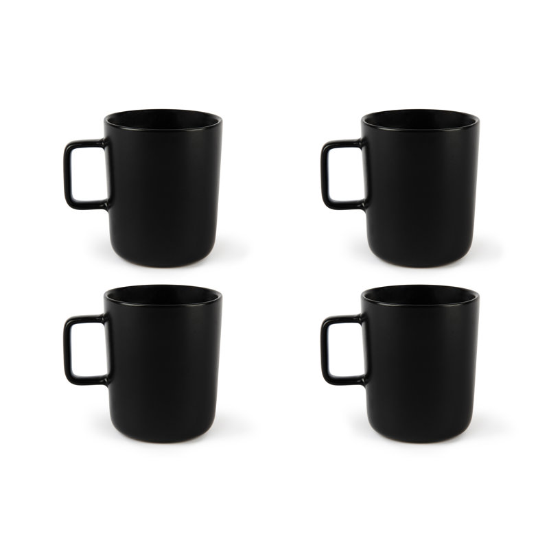 Nordic Stoneware Coffee Mug, Black