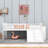Twin Wood Bed with Built-in Convenient Slide, Ladder, Shelves and Full-Length Guardrail-876548511