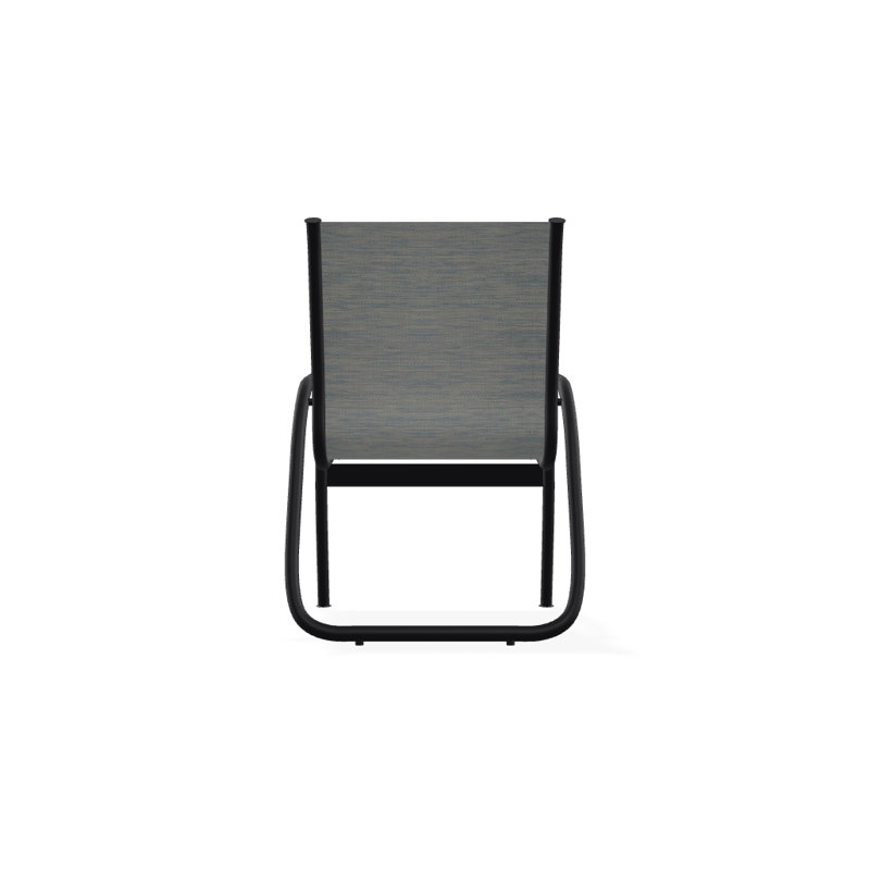 Fauteuil de patio Gardenella, Noir texturé, Réflexion