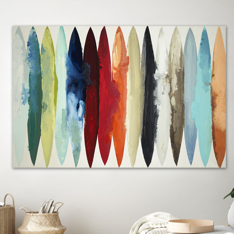 «Even Flow» par Randy Hibberd, reproduction d'art sur toile tendue, H 48 po x l 72 po x P 1,5 po